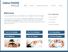 Tablet Screenshot of fuchs-avocat-strasbourg.com